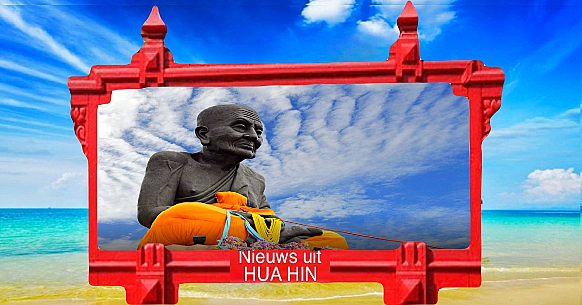 Hua Hin plant op 11 augustus in de Wat Huay Mongkol 399 meter lange gewaad-processie