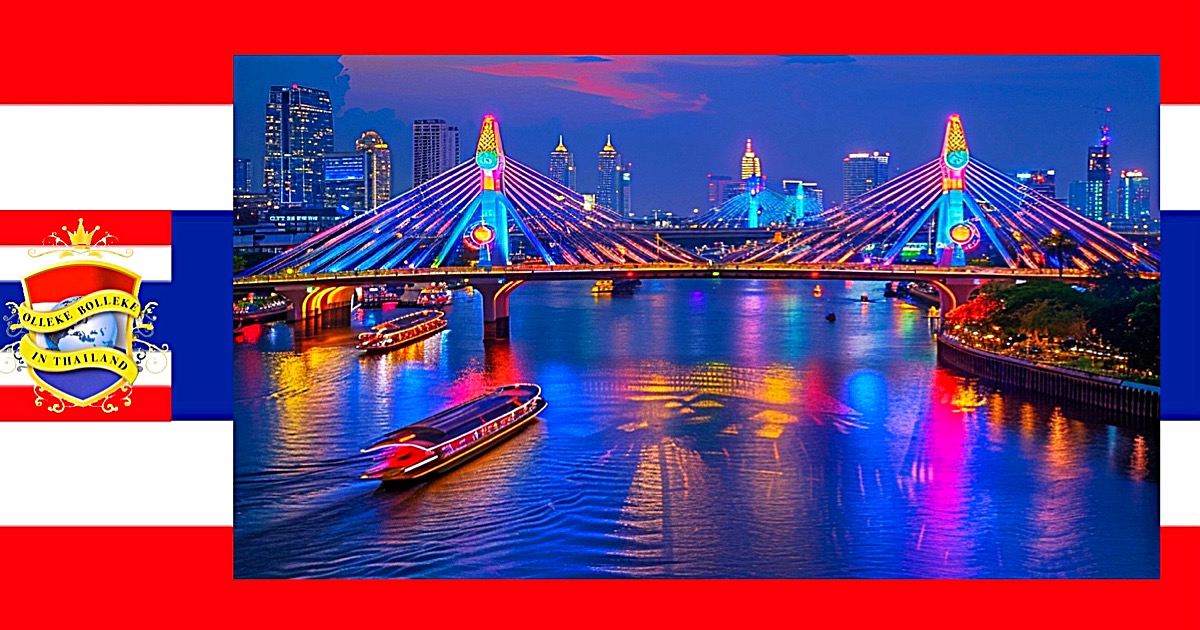 Ter gelegenheid van de verjaardag van de Koning van Thailand zullen drie bruggen spectaculair verlicht worden