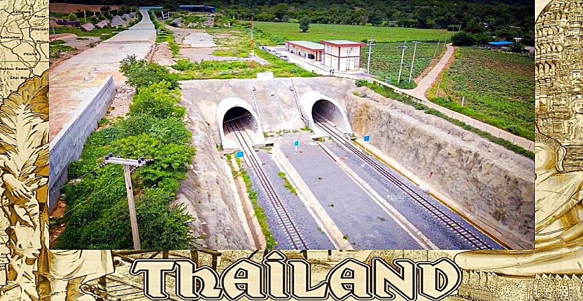 Morgen rijdt de eerste trein door de langste tunnel van Thailand