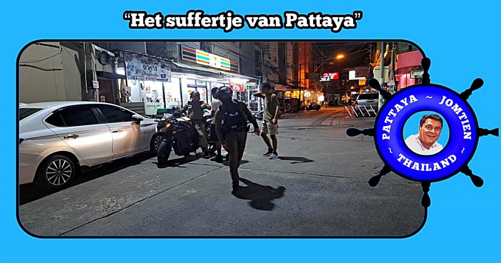 Politie Pattaya lanceert opnieuw een “harde” actie tegen motorvandalen uit het Midden-Oosten in de stad