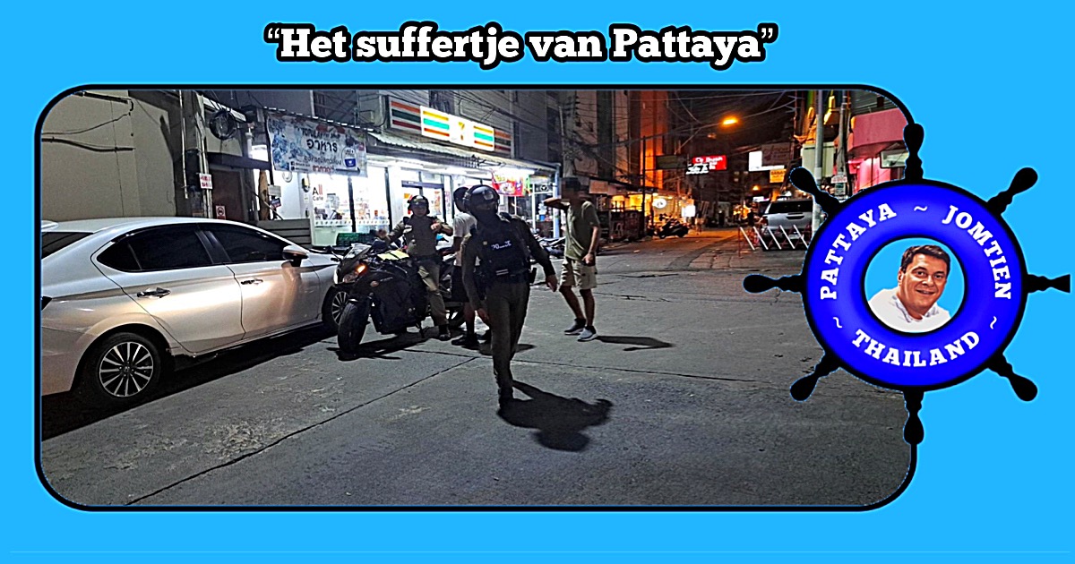 Politie Pattaya lanceert opnieuw een “harde” actie tegen motorvandalen uit het Midden-Oosten in de stad