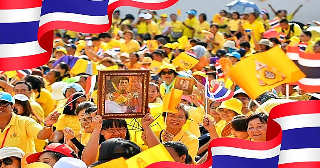 Premier van Thailand dringt er bij bewoners op aan geel te dragen en de georganiseerde evenementen bij te wonen