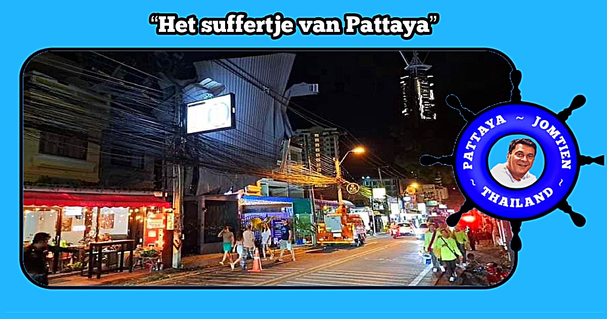 Zware regenval en harde wind veroorzaakte schade in Pattaya en omgeving, maar geen gewonden