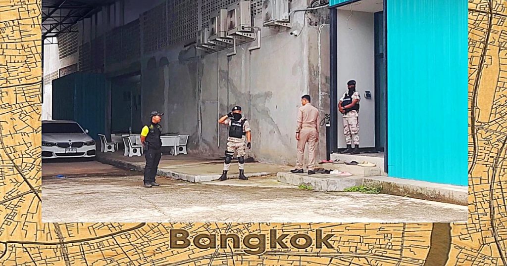 DSI rolt in Bangkok een illegaal stream -bedrijf op, welke achter in een autowasstraat was gevestigd