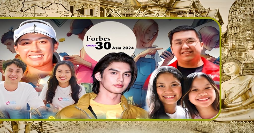 De namen van 7 jonge Thais prijken op de lijst van Forbes 2024