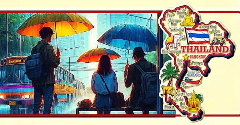 Onweersbuien in Pattaya en Bangkok verwacht en gematigde golven in de Golf van Thailand