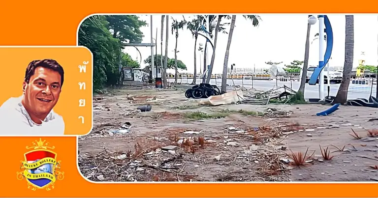 De gemeente Pattaya transformeert het terrein nabij de Bali Hai Pier in een openbaar park