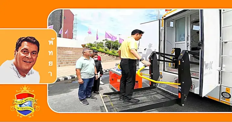 Pattaya zet zes nieuwe toiletbussen op de weg, waaronder één voor gehandicapten