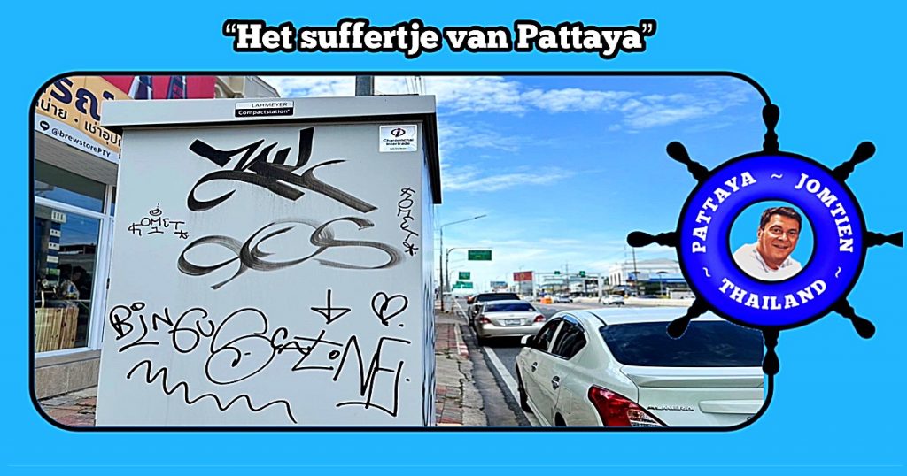 Inwoners van Pattaya dringen aan op serieuze acties tegen het spuit verfvandalisme