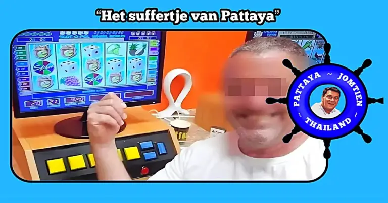 Hoe is het mogelijk in Thailand, buitenlandse gokker casht 20.000 euro op online speelautomaten in Pattaya, alom verontwaardiging in Thailand
