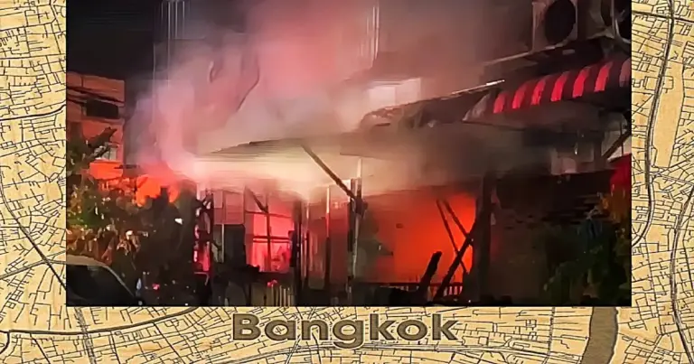 Bij een brand in een winkel in de hoofdstad van Thailand kwamen 21 katten om het leven