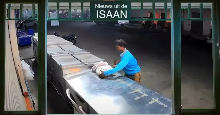 Zijn liefde voor zijn gezin brengt een Thaise man in Noordoost-Thailand zwaar in de problemen 