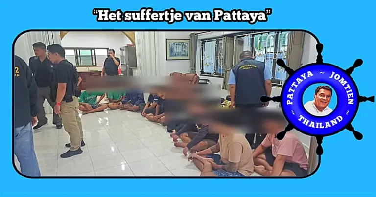 Politie Pattaya rolt een woekerbende op na gebruik van wapengeweld 