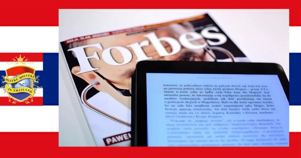 De familie Yoovidhya, eigenaar van Red Bull is volgens Forbes de rijkste familie in Thailand 