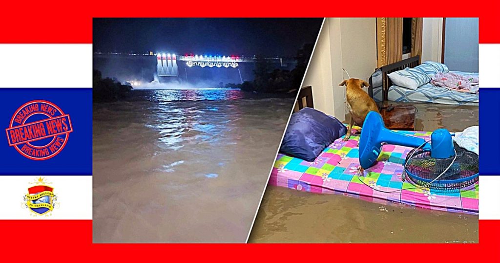 BREAKING |De onaangekondigde lozing van de Khun Dan Prakarnchon-dam veroorzaakt stress en ergernis in Centraal-Thailand 