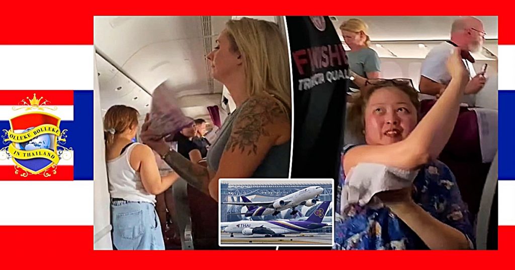 🎥 | Passagiers van Thai Airways zuchten en puffen voor de saunavlucht van Londen naar Bangkok 
