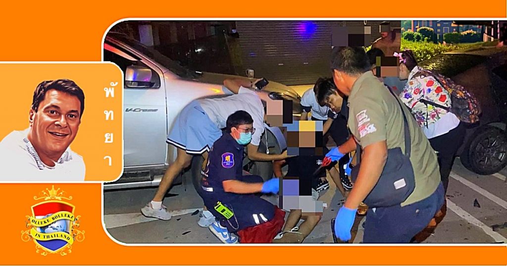 Koeweitse toerist en vier vrouwen ernstig gewond geraakt bij een motorongeluk in Pattaya