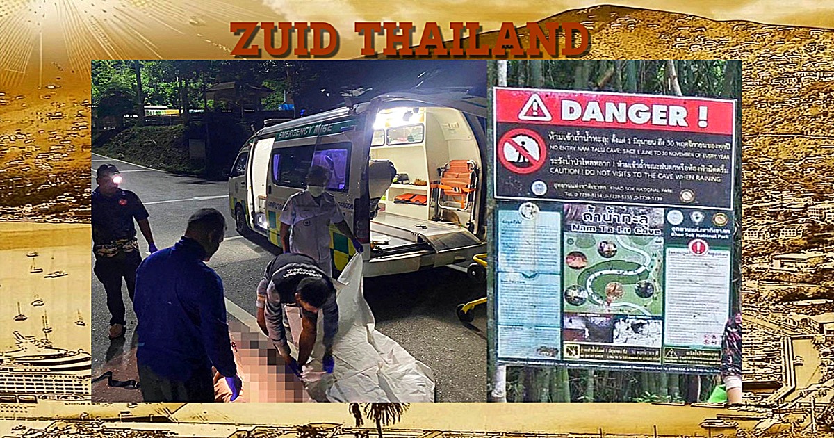 De afdaling in een grot in Zuid-Thailand staat in het geheugen van de Nederlandse Micha en Xante gegrift, het toerbedrijf gaat vervolgd worden