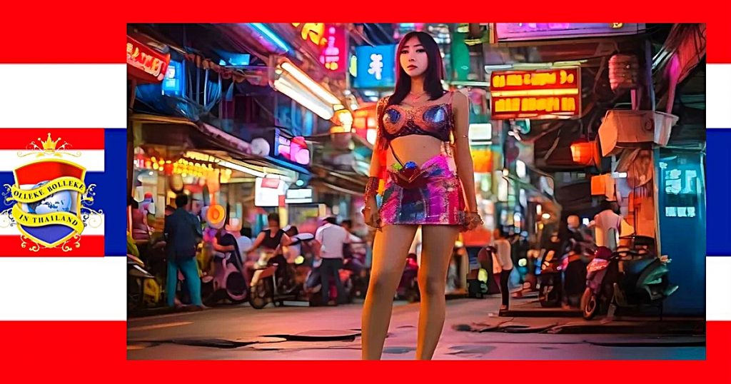 Duitse toerist in Bangkok, het slachtoffer van een diefstal trucje, de dader, een ladyboy gaat ervandoor