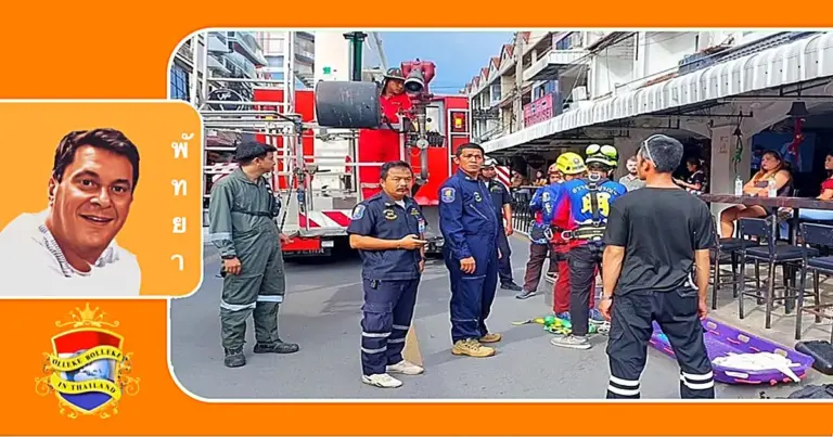 Noorse man komt om het leven bij een tragische val uit een flatgebouw in Jomtien