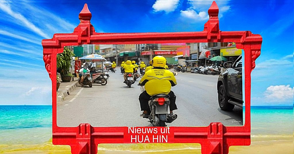 In Hua Hin wordt de Maxim-app gelanceerd en biedt gemak en comfort bij rit- en bezorgdiensten