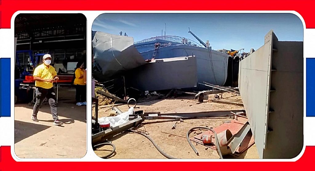 Explosie op een scheepswerf in Centraal-Thailand eist het leven van twee arbeiders 