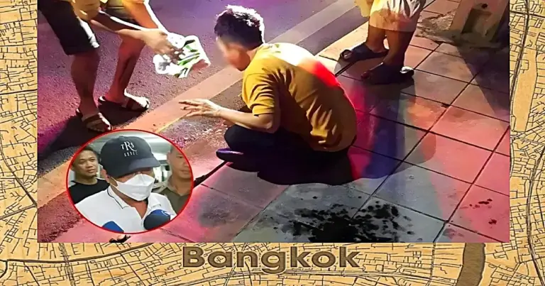 Brute steekpartij in Bangkok: taxichauffeur verwondt passagier ernstig na geschil over de ritprijs