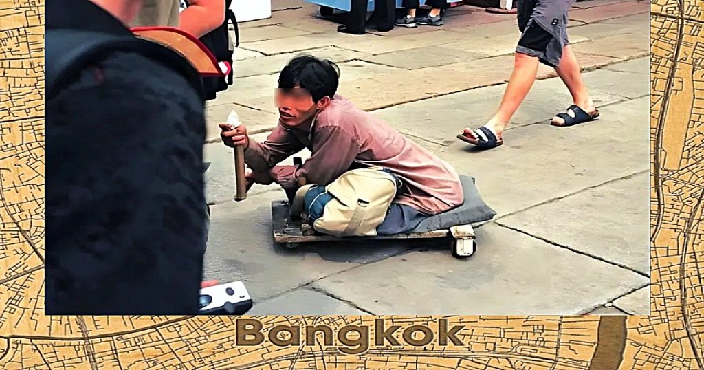 Ministerie van Sociale Ontwikkeling Thailand gaat het geven van contant geld aan bedelaars in Bangkok verbieden