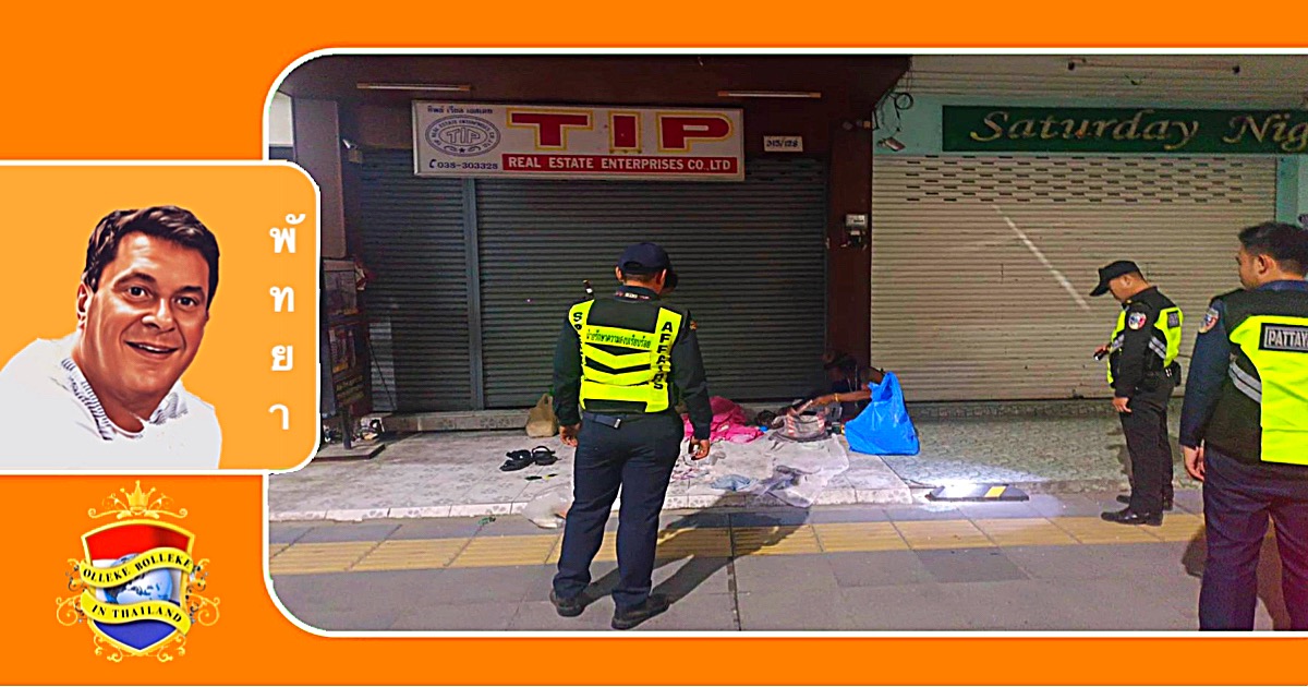 Het aantal daklozen in Pattaya een voortdurende bron van zorgen en……..ergernis!