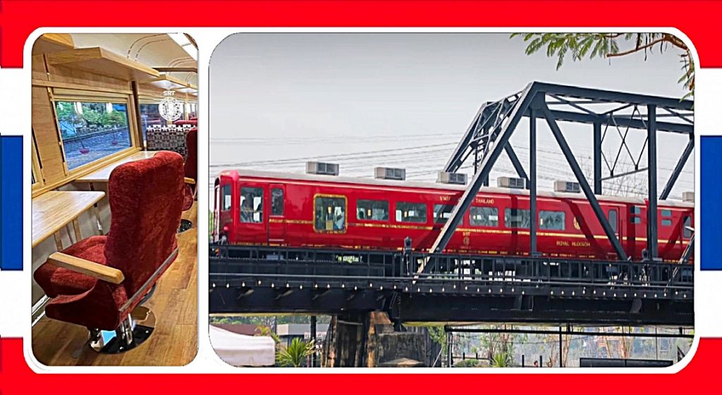 Het reserveringssysteem voor de Royal Blossom-toeristentrein in Thailand is geopend