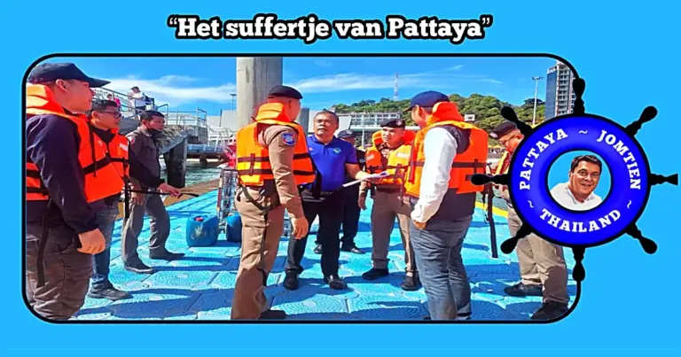 Toeristenpolitie Pattaya heeft met verschillende relevante instanties de veiligheid op het water geïnspecteerd 