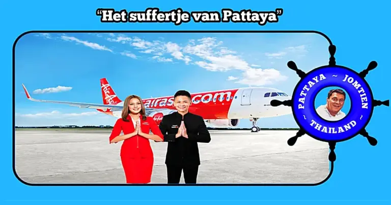 AirAsia gaat Pattaya middels 3 vluchten per week met Kuala Lumpur verbinden