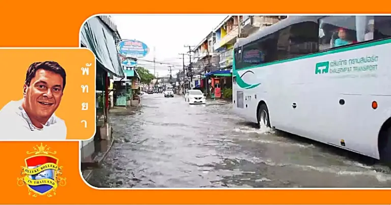 De burgemeester van Pattaya gaat overstromingen aanpakken met nieuwe infrastructuurprojecten