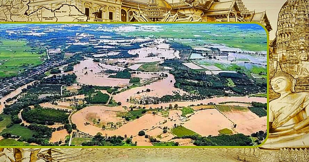 De overstromingen in het hogergelegen Thailand zijn over het hoogste punt heen