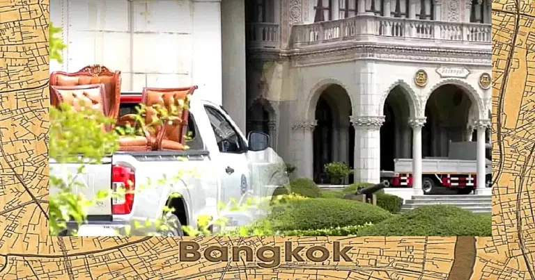 Het meubilair Thaksin-tijdperk is in het gouvernement’s gebouw teruggezet nu Khun Paetongtarn als premier van Thailand aantreedt