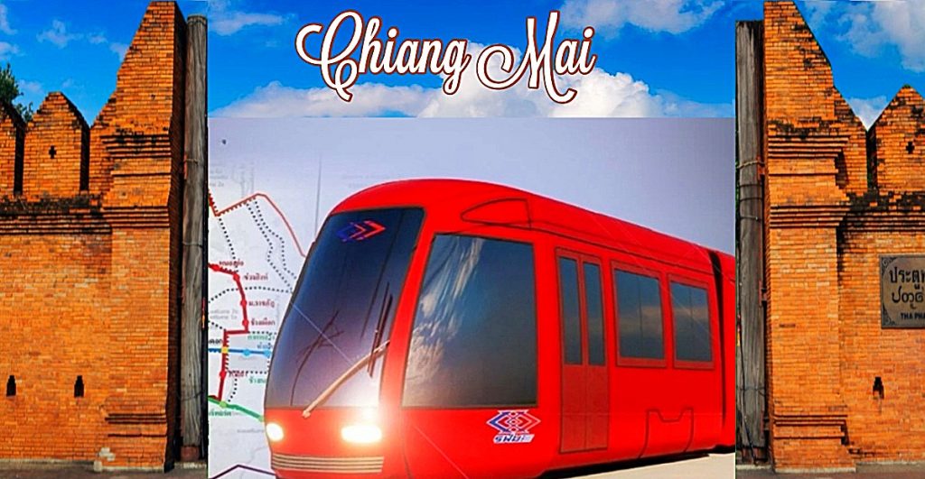 Het MRTA gaat 30 miljard baht in een lightrail-systeem in Chiang Mai investeren 