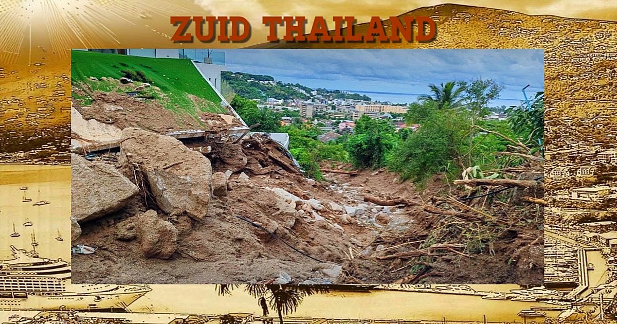 UPDATE | Tot nu toe zijn er 13 lichamen van slachtoffers van aardverschuiving in Phuket gevonden