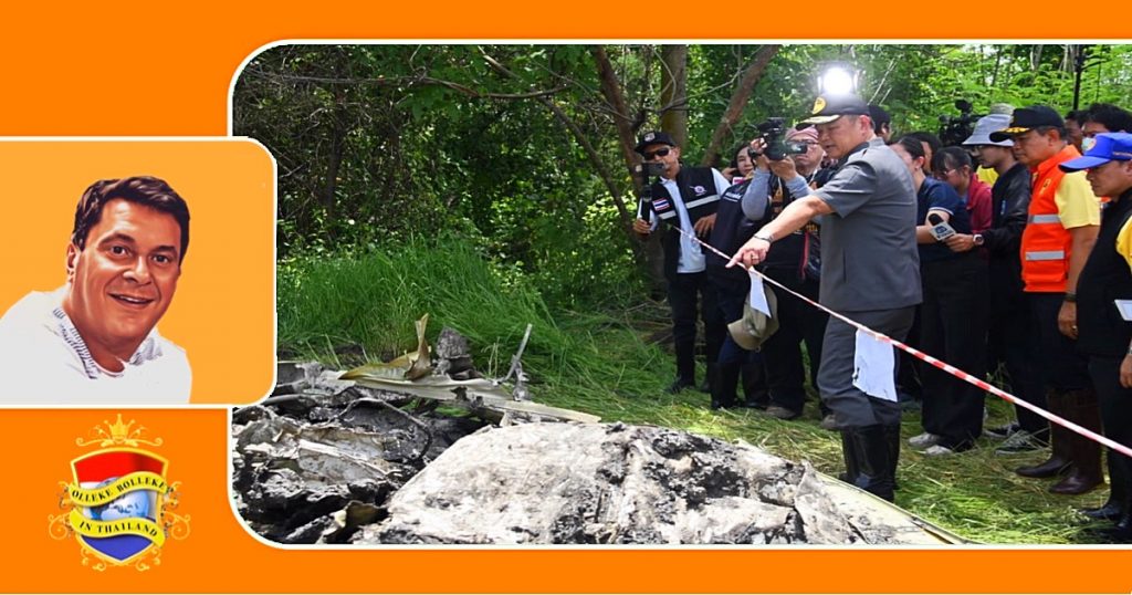 Luchtvaartexperts gaan de oorzaak van de kleine vliegtuigcrash in Chachoengsao bepalen