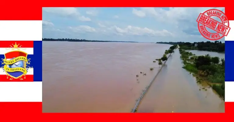 BREAKING | Hoofd van de rampenpreventie Thailand waarschuwt de bevolking 10 provincies waakzaam te zijn voor ernstige overstromingen