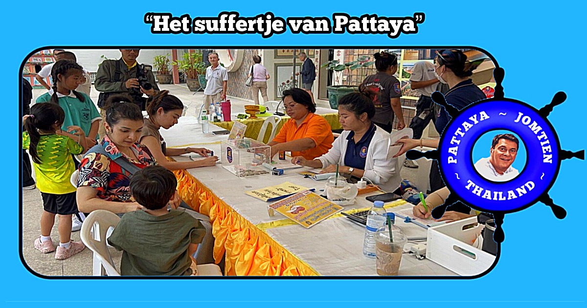 Pattaya verlengt de hulpactie om slachtoffers van overstromingen in Thailand te helpen