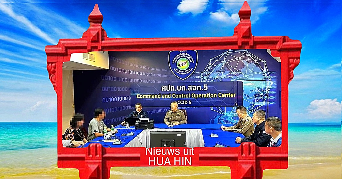 UPDATE | Cyber politie Thailand arresteert accommodatie-oplichters uit Hua Hin en Cha-am