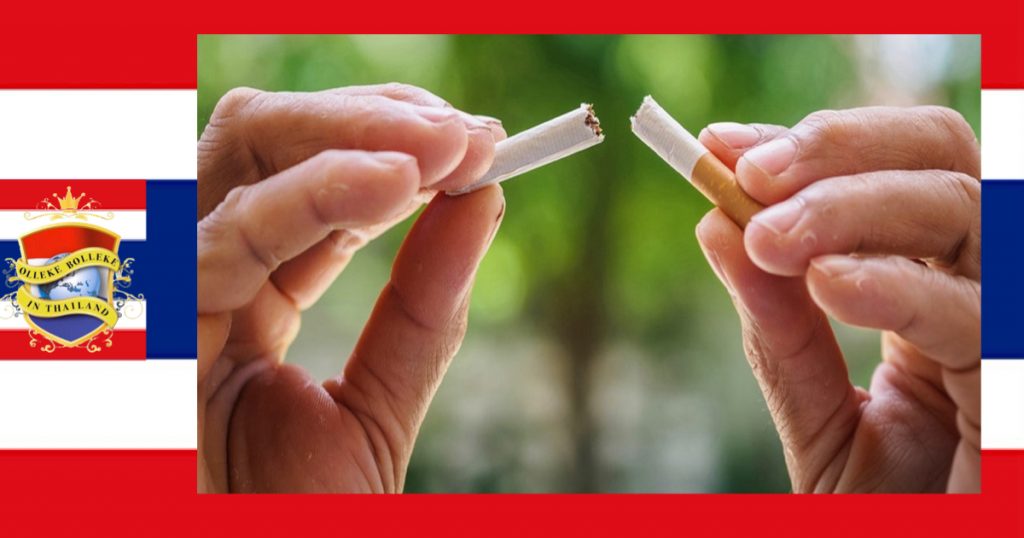 Per jaar leggen er in Thailand als gevolg van passief roken 9.400 mensen het loodje