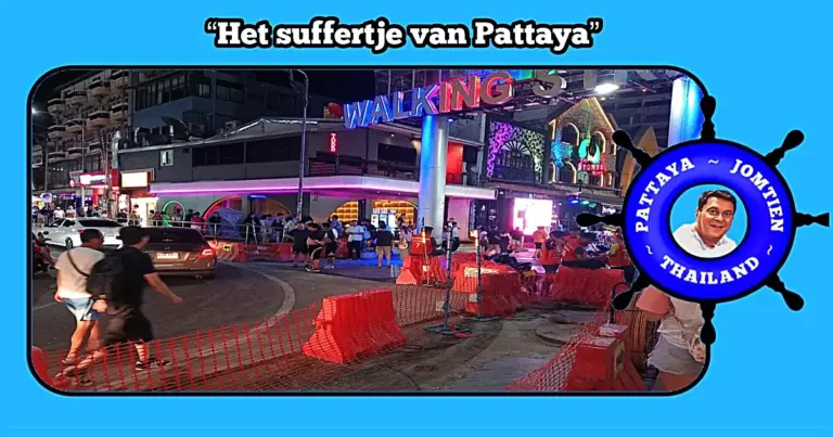 Pattaya start met nieuw bouwproject bij de ingang van Walking Street