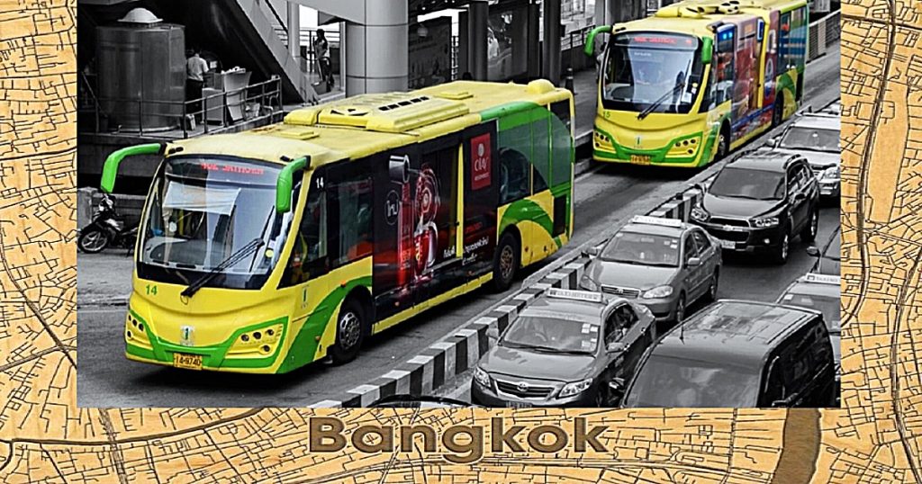 Twee maanden gratis met de elektrische BRT bus door Bangkok 