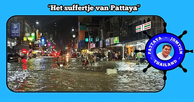🎥 | De hemelsluizen boven Pattaya stonden wagenwijd open, dit keer kreeg ook Soi Buakhao het zwaar te verduren