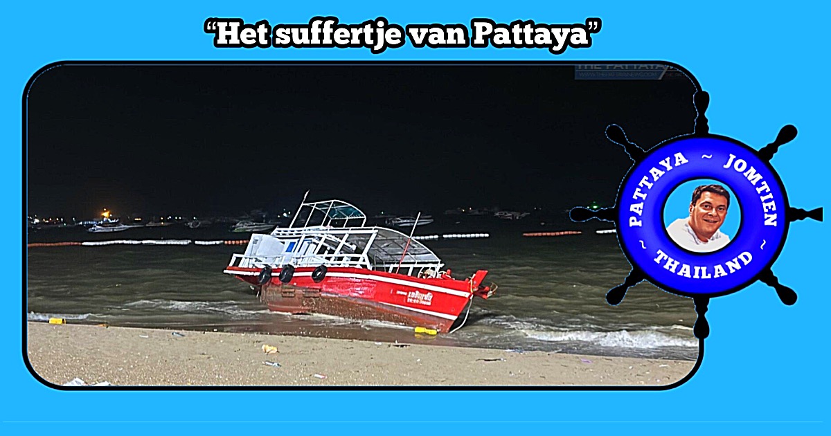 Zware stormen veroorzaken wijdverspreide overstromingen in Pattaya, waardoor boten stranden en bomen omvielen