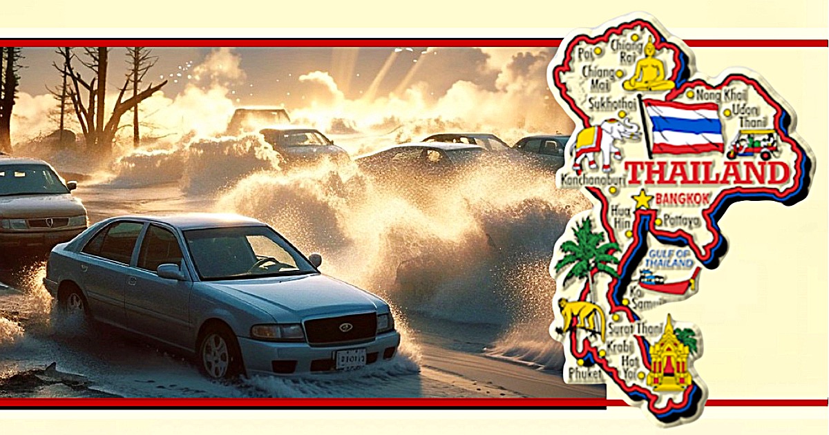 Thailand moet zich de komende drie dagen opmaken voor storm en heftige regens