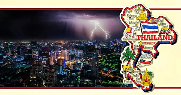 De tyfoon Yagi brengt zware regenval en sterke wind naar Thailand