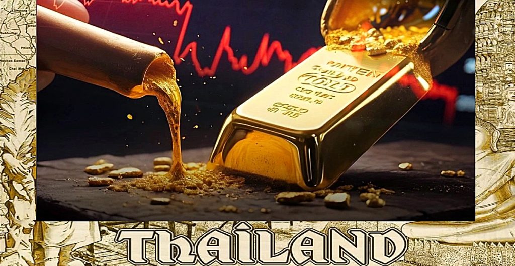 De Baht van Thailand stijgt, terwijl de goudprijs daalt?