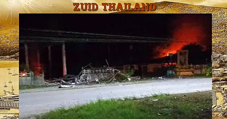 Separatisten blazen in Zuid-Thailand een geldautomaat op, zetten in Songkhla een kantoorgebouw in brand, geen gewonden